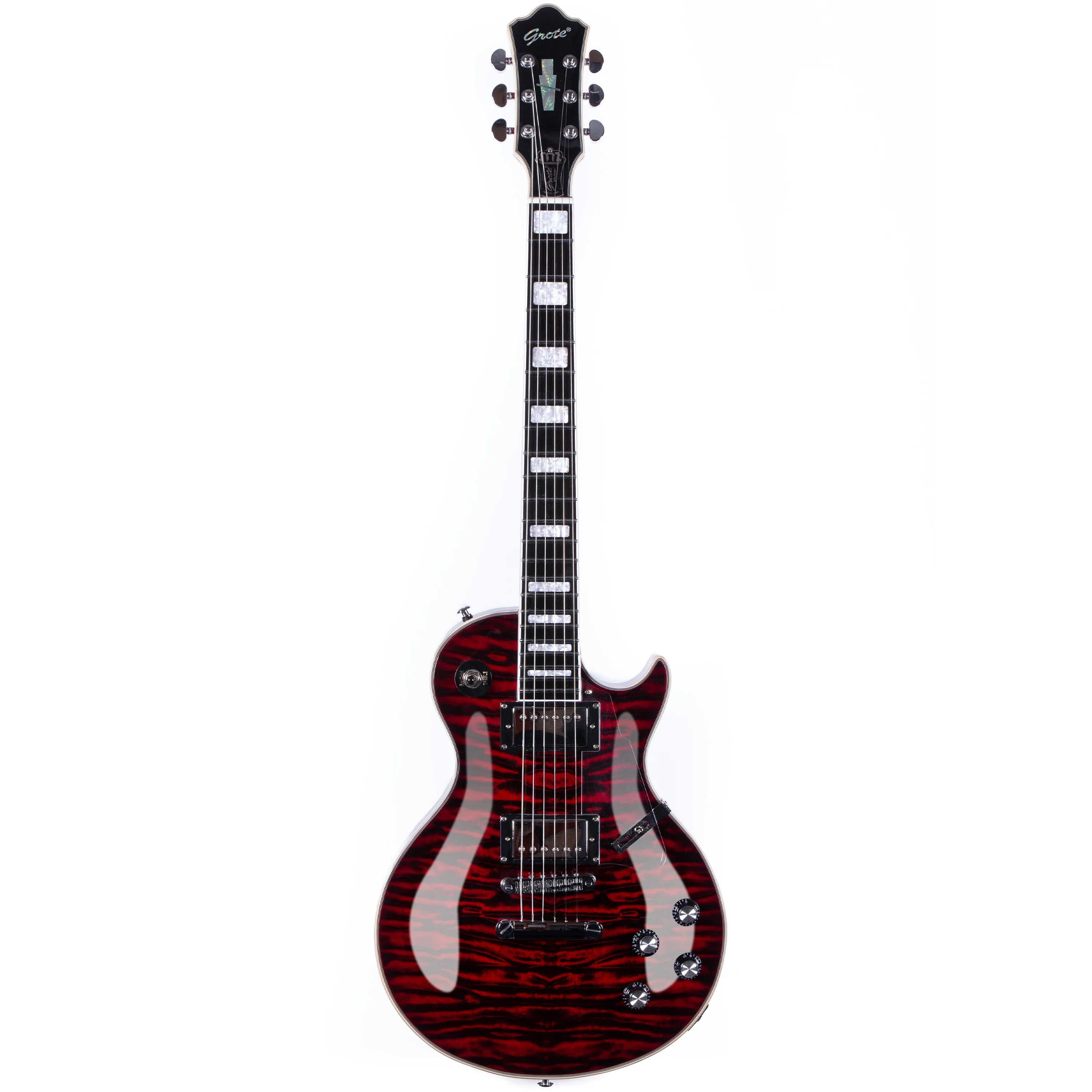 

Grote LP style custom musical instruments electric guitar22 frets Mahogany body wholesale price electric