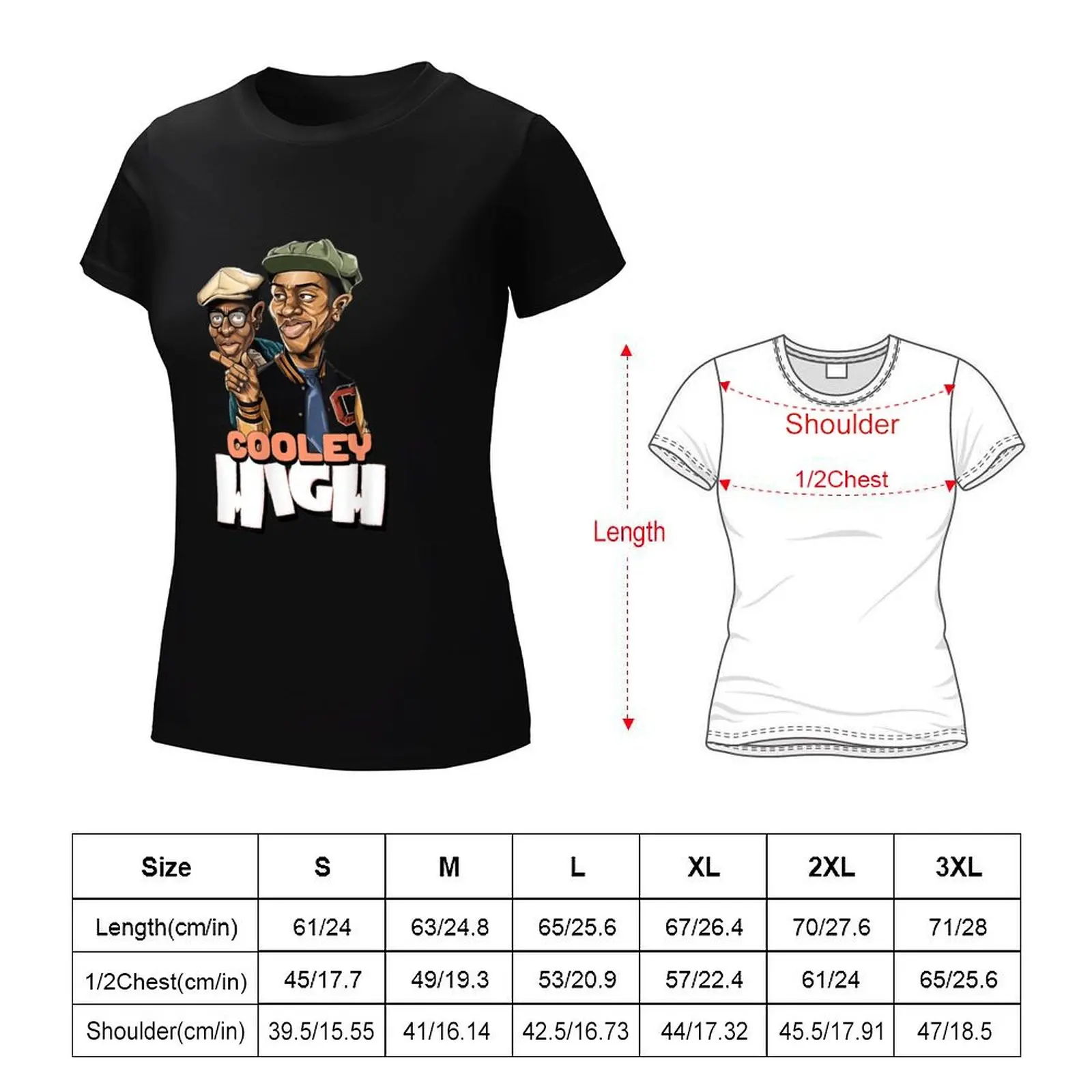 Cooley High T-Shirt hippie clothes funny lady clothes animal print shirt for girls tshirts for Women