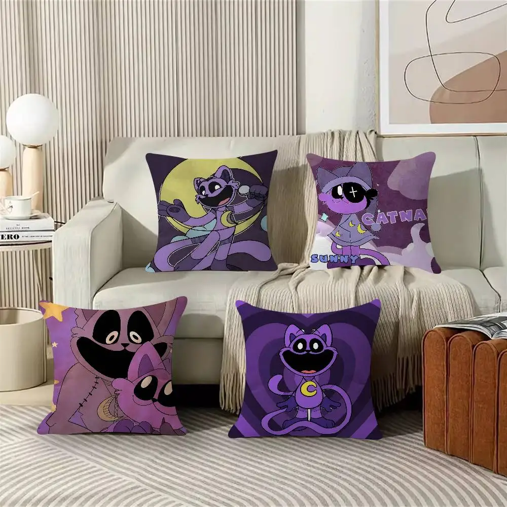 Funda de almohada Critters CATNAP DOGDAY, funda de cojín para sofá, decoración para el hogar, regalo para niños