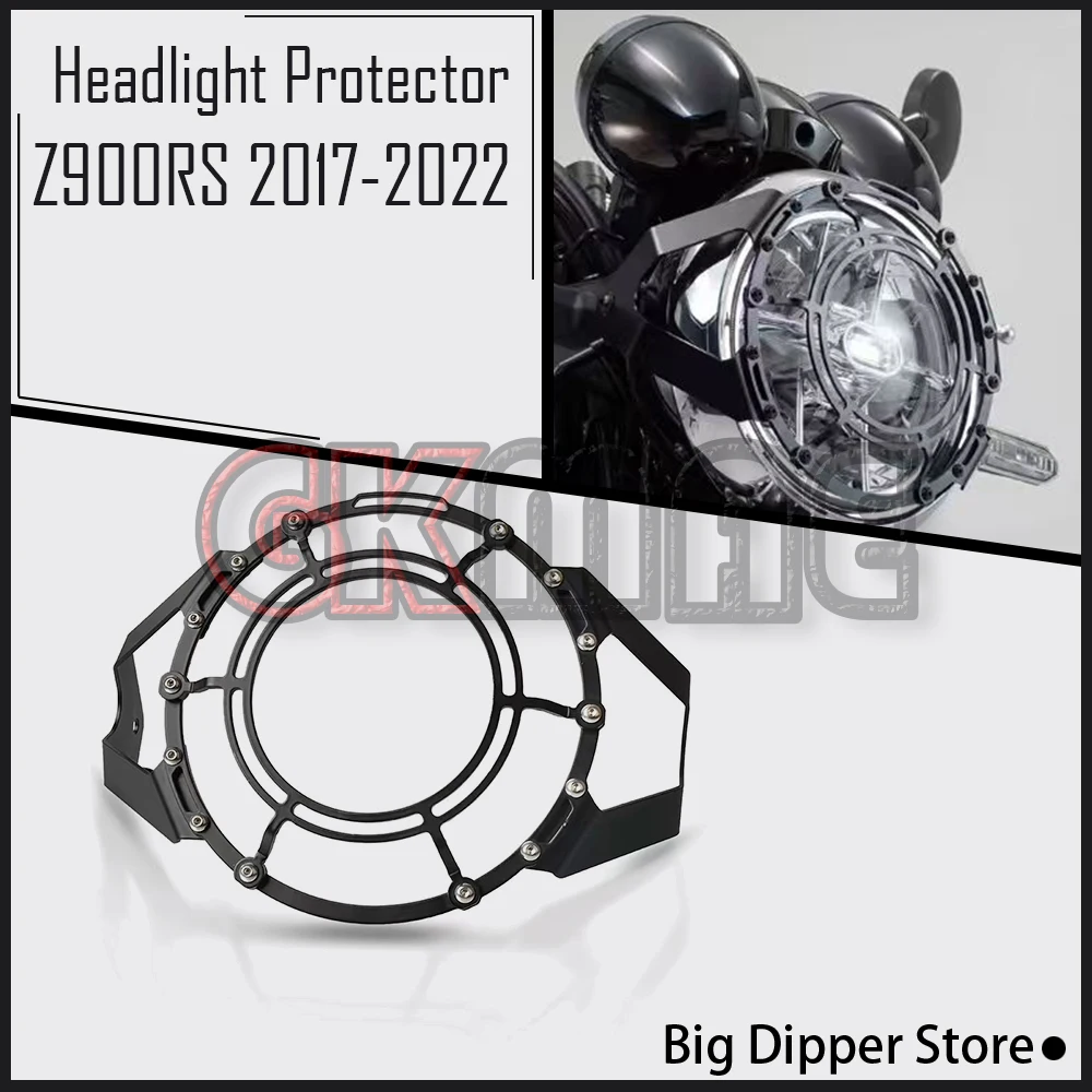 

New For Kawasaki Z 900 RS Z900RS 2017-2022 Motorcycle Modification Headlight Protector Headlamp Protective Net