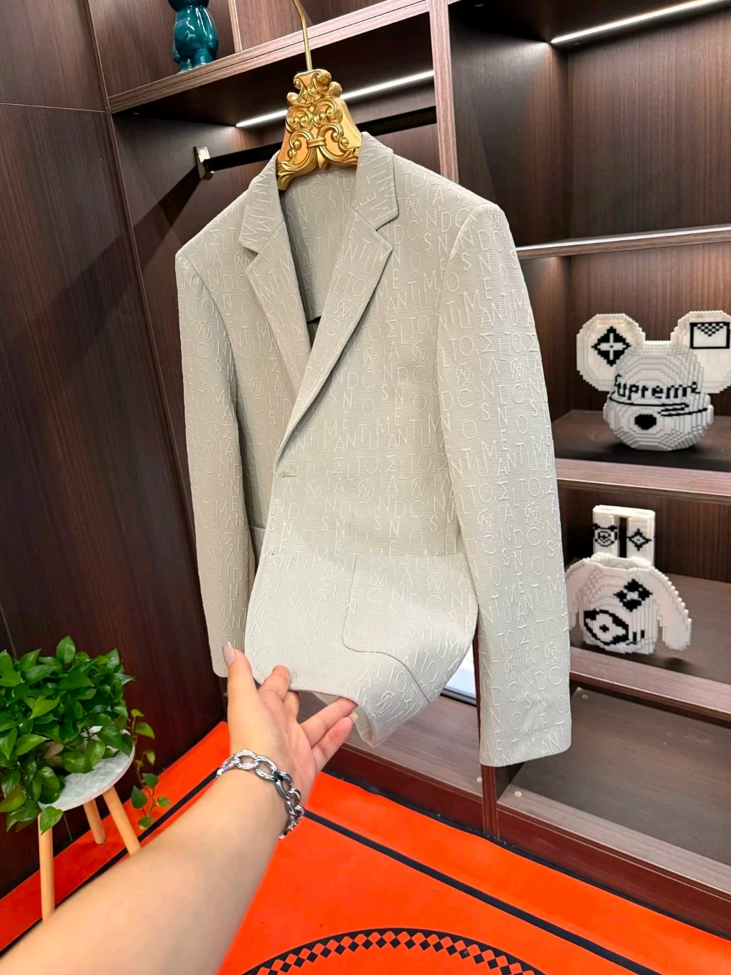 

Fall Men's Casual Suit High Quali Comfortable Faionable Versatile Busin European Sle Ele Haome Stand Fit