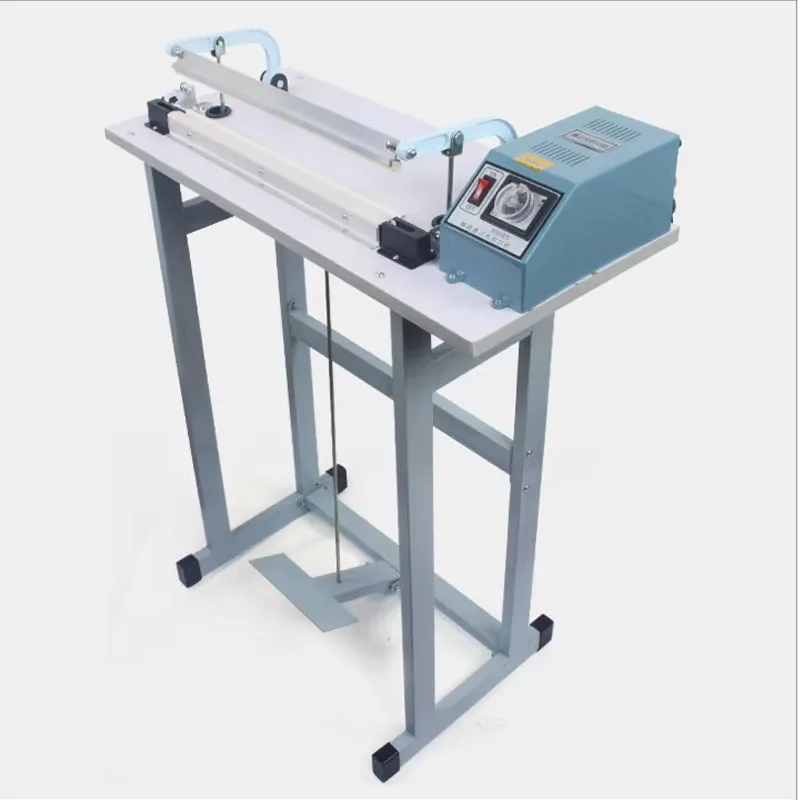 

Electric 220v 1ph Foot Pedal impulse Plastic bag sealer heat sealing machine package shrinking for sood electric beverage use