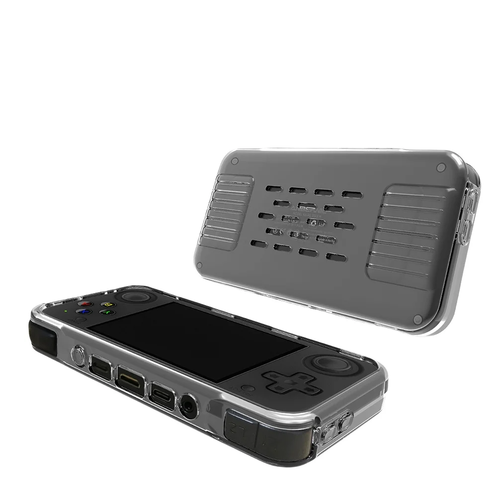 

Protective Case for Anbernic RG35XX H Game Console Protective Cover TPU Cooling Transparent Drop-Proof Protect Sleeve Accessory