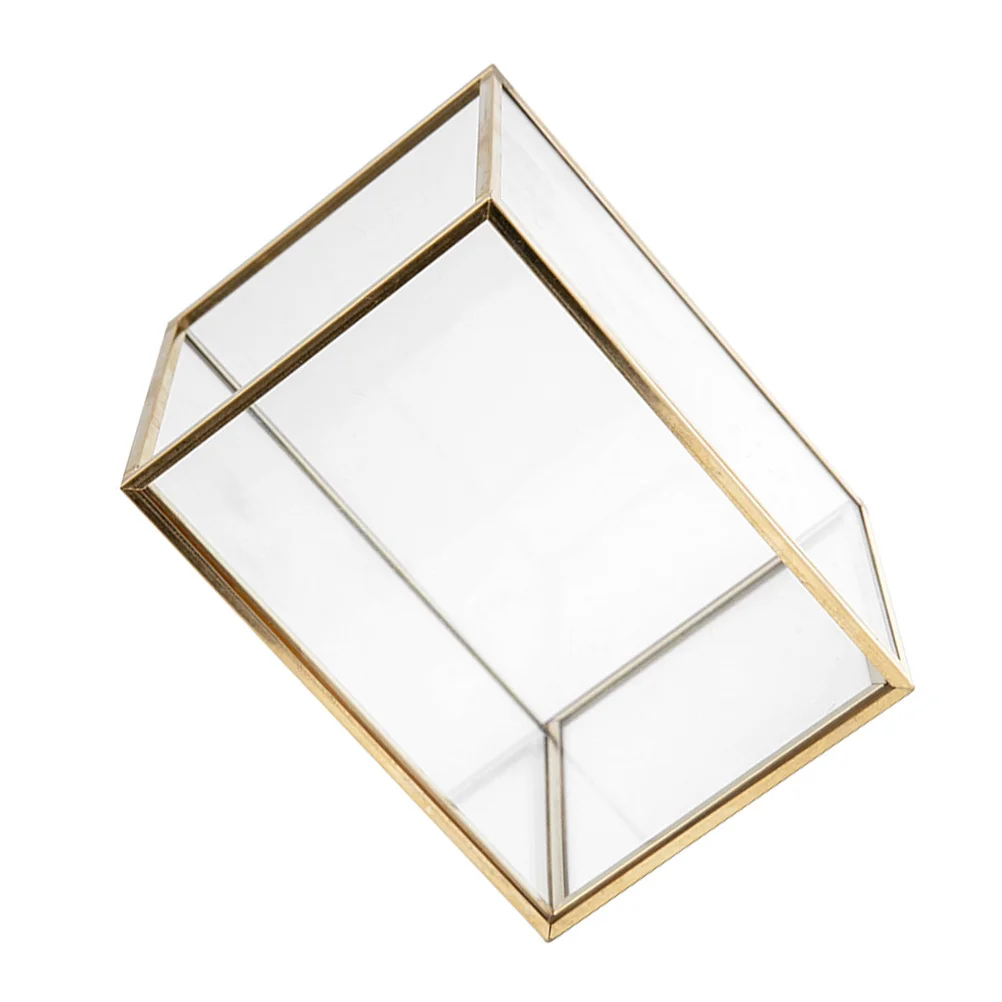 

1Pcs Pen Holder Storage Tube Makeup Brush Bucket Compact Tool Organizer for Home Dorm Dressing Table Golden