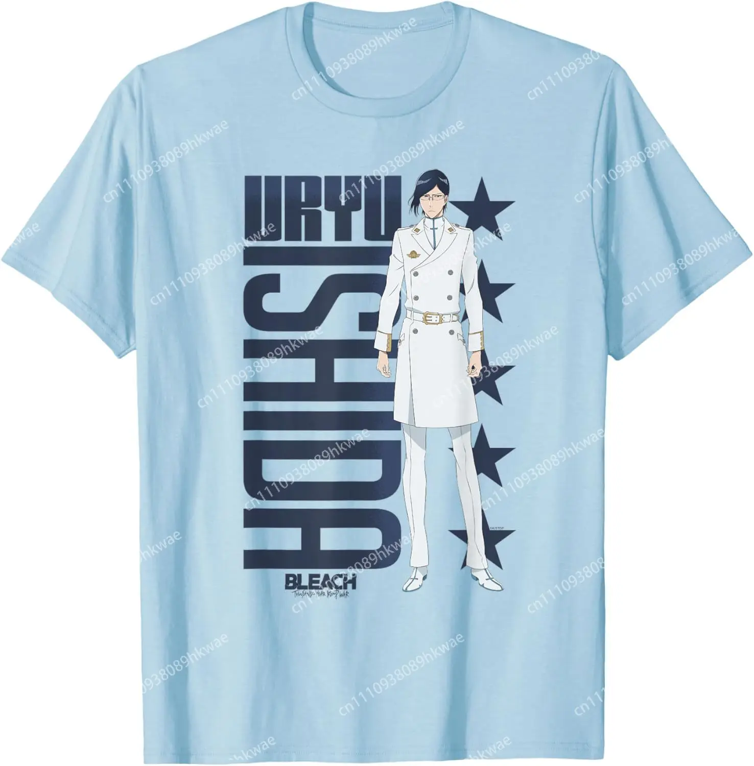 BLEACH: Thousand Year Blood War Uryu Ishida Portrait Anime Fashion Casual Funny T-Shirt S-6XL Summer