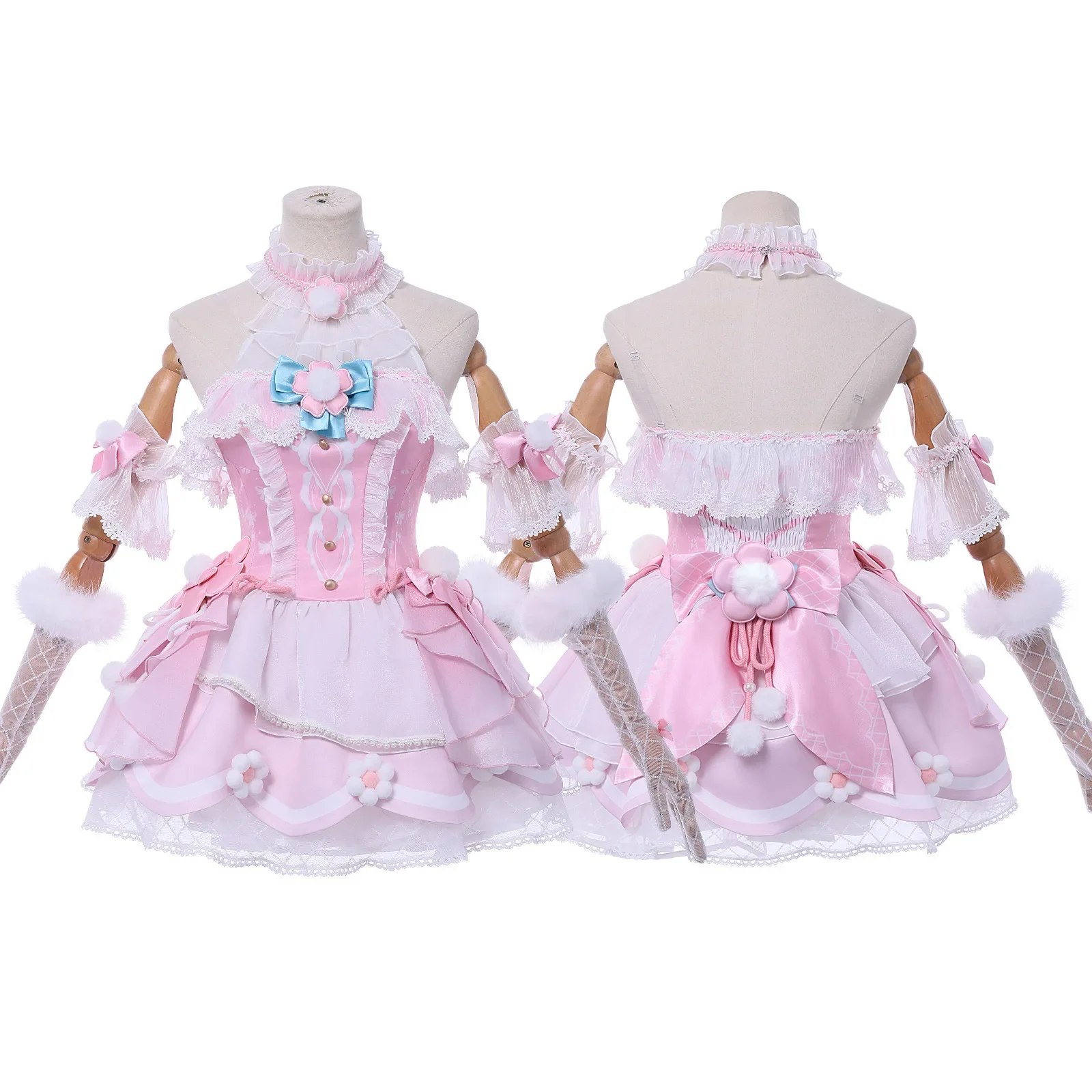 

Game Naraka: Bladepoint Cyra Cosplay Costume Cyra Dress Headwear Accessories Performance Halloween Role Play Uniform for Women
