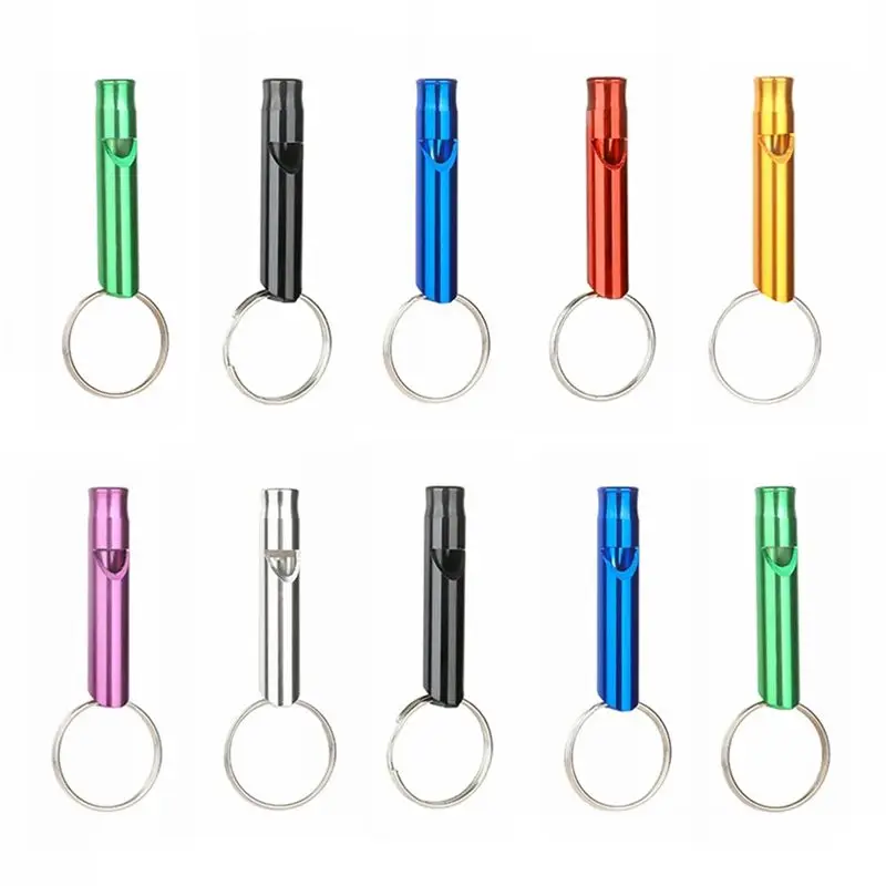 

AEF6-Emergency Whistle Outdoor Survival Training Whistle Duraeble Alufer Lifesaving Whistle For Sports For Camping Hiking
