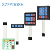 Large Buttons To The Keyboard Microcontroller 4 x 4 /1 x 4 /3 x 4/4 x 5/5 x 4 Matrix Keyboard Membrane Keyboard Extender