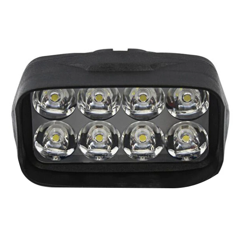 1Pc Motorcycle Car Super Bright 8 LED Light Headlight Spotlights Headlamp