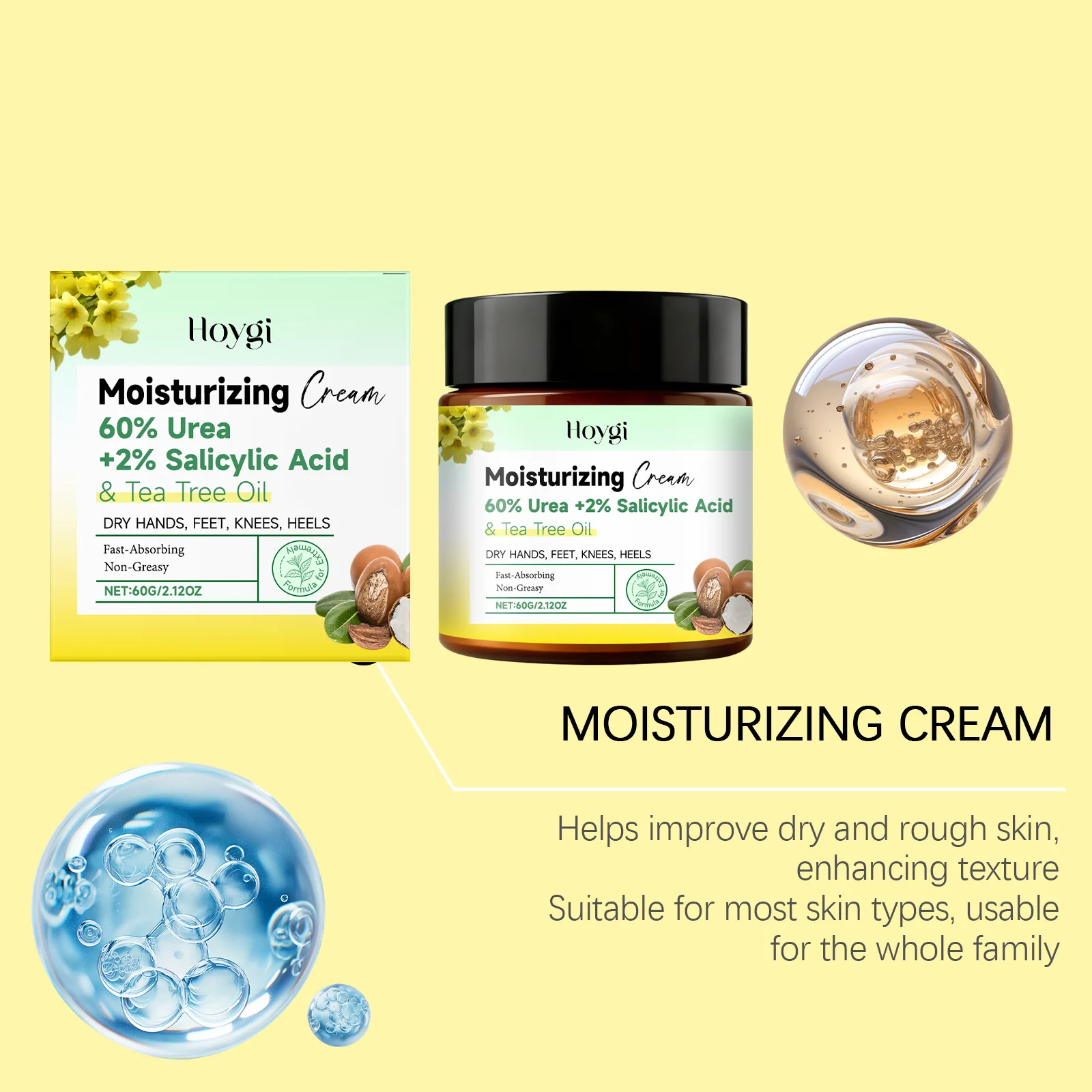 كريم اليد والجسم غير المعطر، كريم الجسم بزبدة المانجو الخالي من العطور، كريم سميك طبيعي بالكامل بدون عطر صناعي