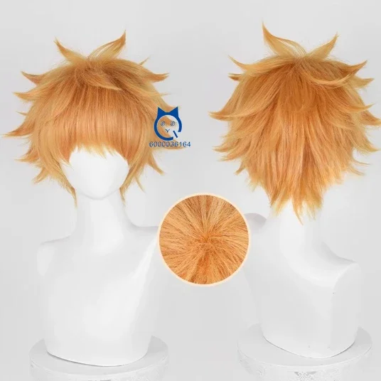 

Bllue Lock High Quality Anime Rensuke Kunigami Cosplay Golden Short Wig Heat Resistant Synthetic Hair Halloween Comic Con Party