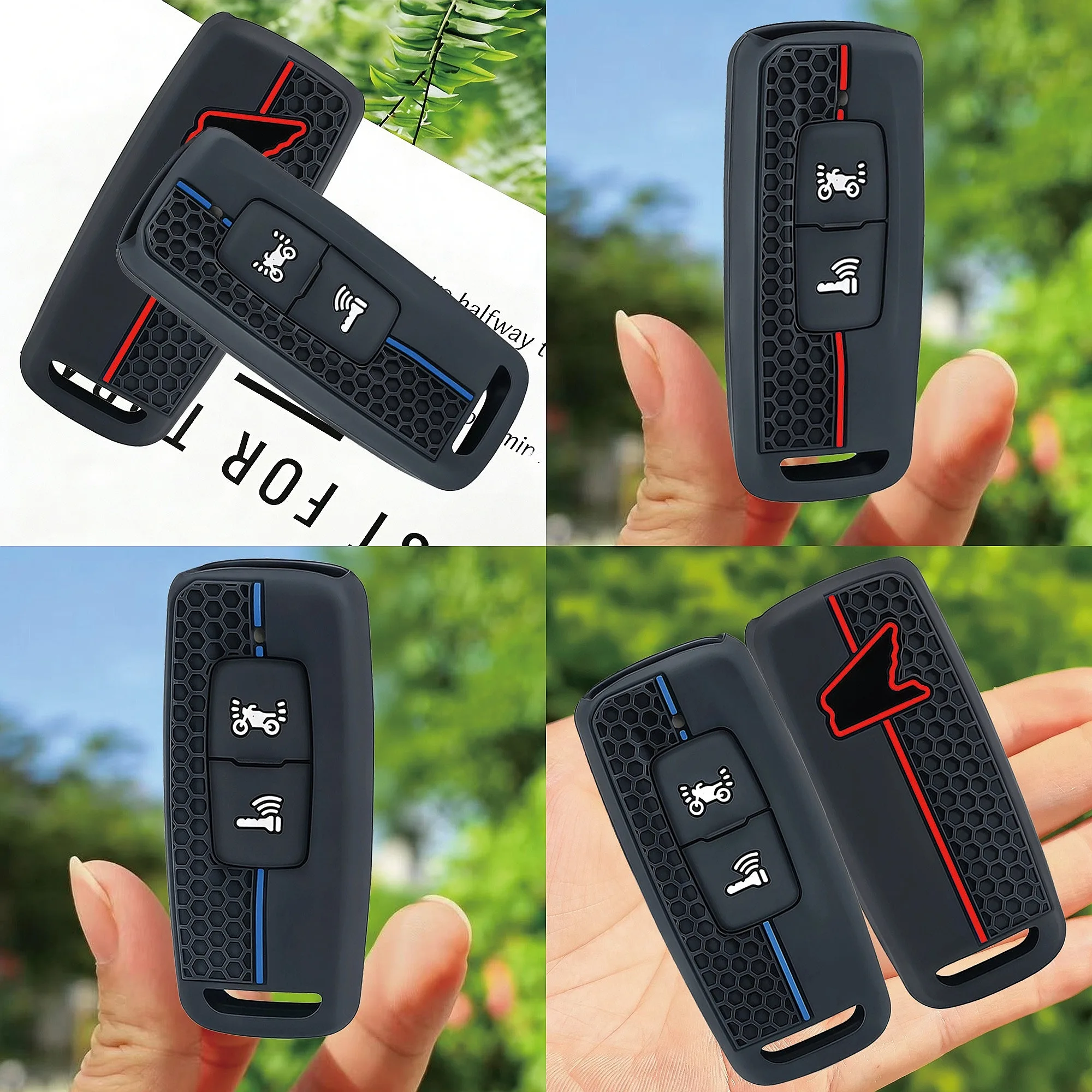 Silicone Remote Key Cover Shell Key Case Protector For Honda ADV 150 PCX 125 Switch Wrench 350 PCX160 VISION SH350