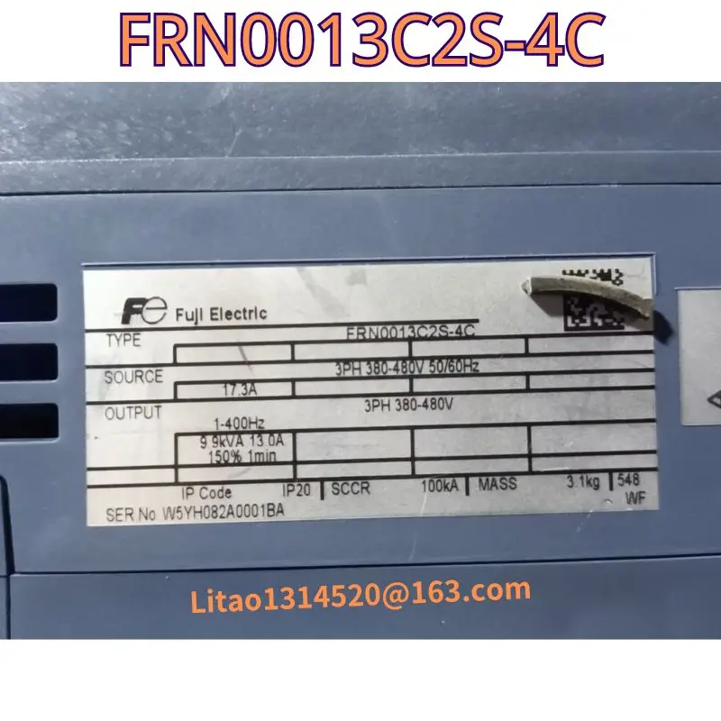 Used original frequency converter FRN0013C2S-4C 5.5KW 380V functional test OK