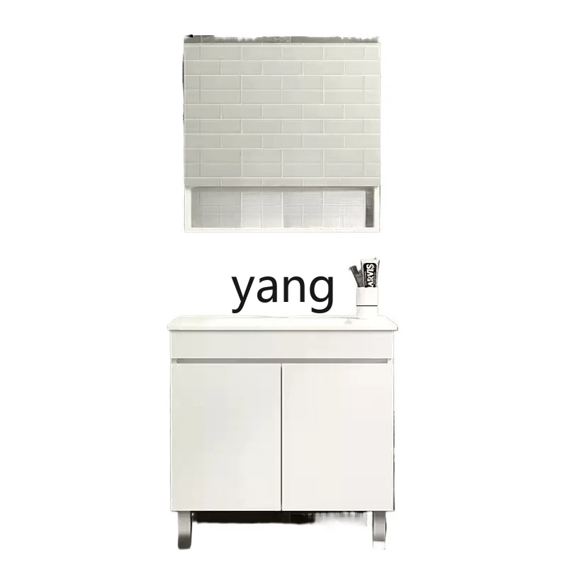 

LMM modern simple floor-to-ceiling washbasin cabinet washbasin toilet washstand