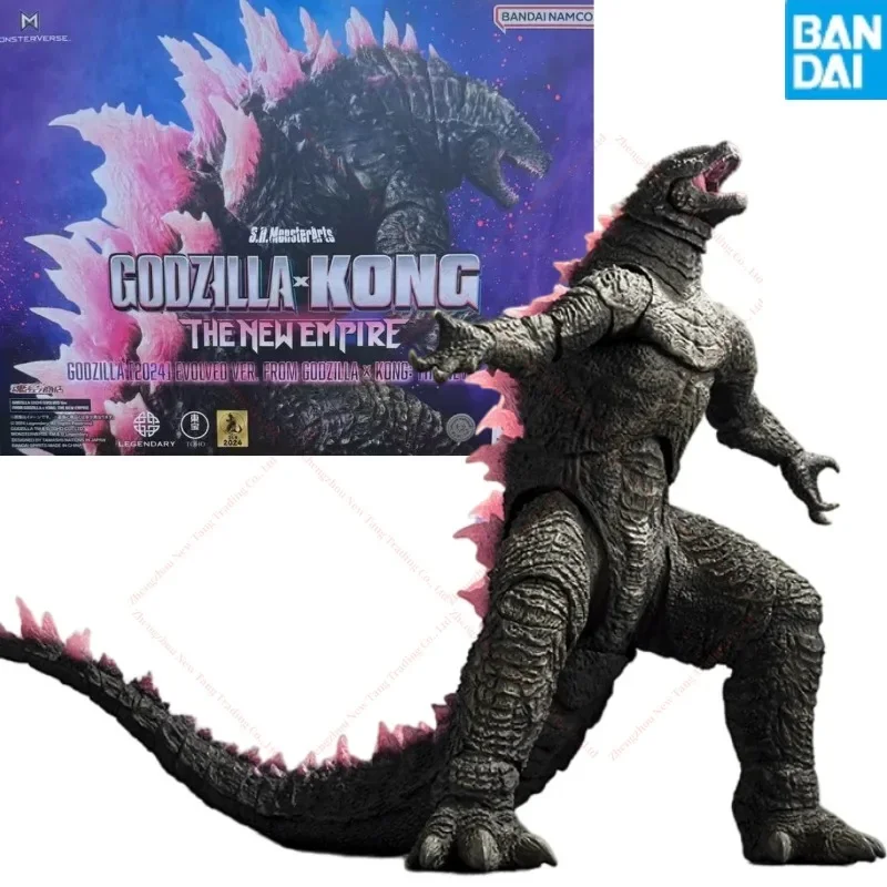 In Stock Original Bandai Shm S.H.MonsterArts Godzilla 2024 Evolced Ver. From Godzilla X Kong The New Empire Action Figure