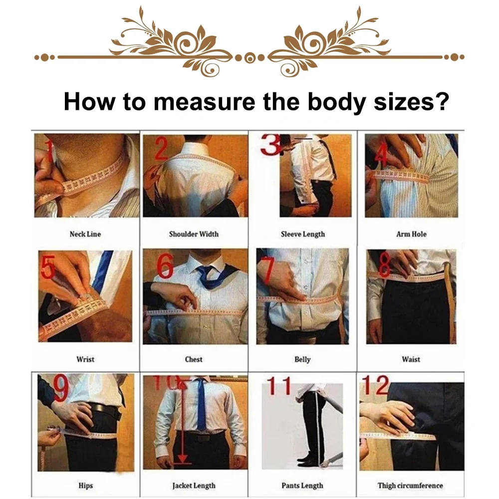 Matching design men's suit 2pcs African/Indian safiri attire customized set with gold button for wedding party formal events