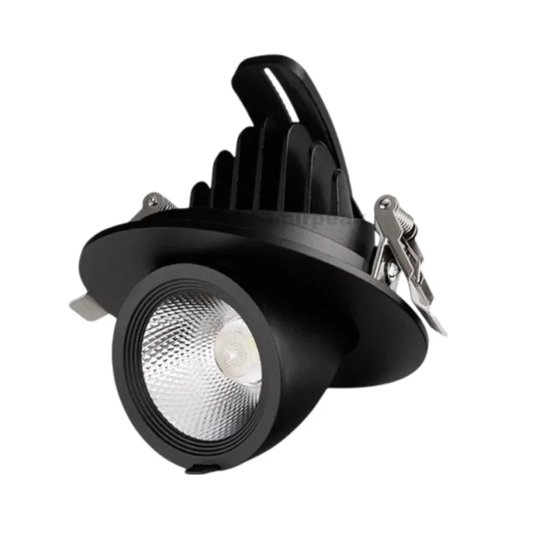 Dimmable LED Downlight Elephant Trunk Light Spotlight Embedded Clothing Store 360 Degree Rotation Adjustment Light 7w 9w 15w 12W