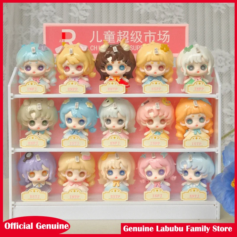 

Original Little Ghost Keeno Mbti Cartoon Girl Model Trendy Blind Box Toys Doll Collection Decor Children Birthday Surprise Gift