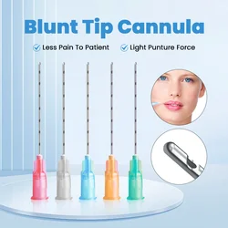 22G 50mm 25G 50mm 27G 38mm Korean Blunt-tip Needle for Lip Nose Filler Disposable Sterile Micro Cannula Body Piercing Needle