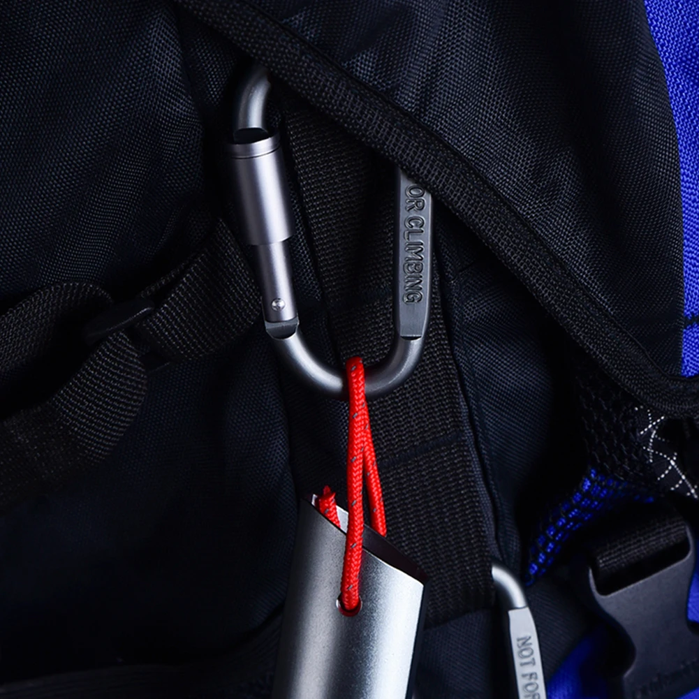 4PCS Karabiner Set Für Schlüssel Camping Überleben EDC Outdoor Schlüsselbund Clip Legierung Aluminium Taktische Karabiner Haken Karabiner – Detail 10