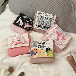 Data Cables Organizer Sanitary Pads Bag Multipurpose Large Capacity Cosmetic Bag Cartoon Kitten Napkin Pouch Storage Bag