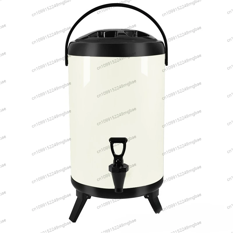 

Insulation paint, black milk tea thickened coffee storage bucket, bucket commercial large capacity
