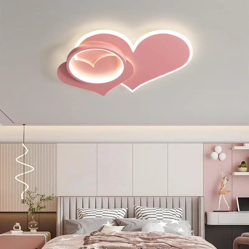 الحب سحابة الخماسي Led ضوء السقف لغرفة الأطفال رياض الأطفال الحضانة غرفة نوم الديكور تركيبات الإضاءة الداخلية