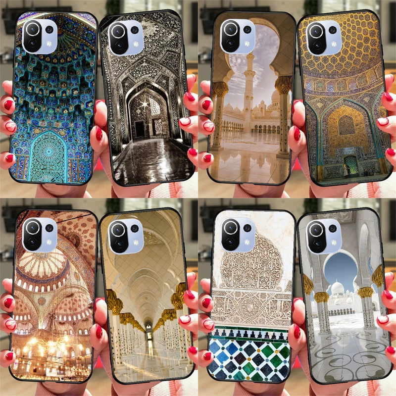 Islam Muslim Mosque Case For POCO F5 X3 X5 Pro F3 F4 X4 GT M5s C40 Cover For Xiaomi 13 11T 12T Pro 12 Lite 12X