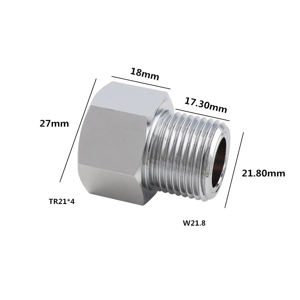 Soda Stream Cylinder Adaptor Tr21-4 To W21.8-14 Convert Adapter For Aquarium Fish Homebrew Beer Keg Co2 Tank Regulators