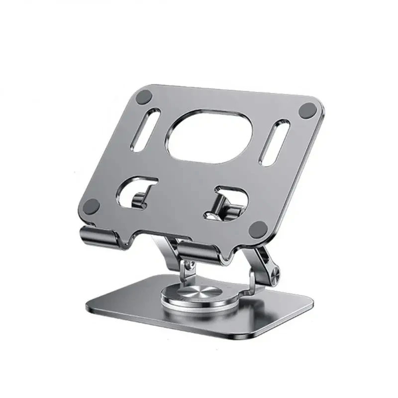 

Foldable Laptop Bracket Aluminum Alloy 360 Degree Rotation Desktop Stand Stable Sturdy Height Increasing Base Phone Holder