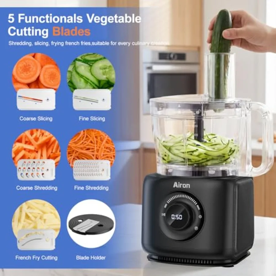 High-Capacity 7-in-1 Electric Food Processor 4