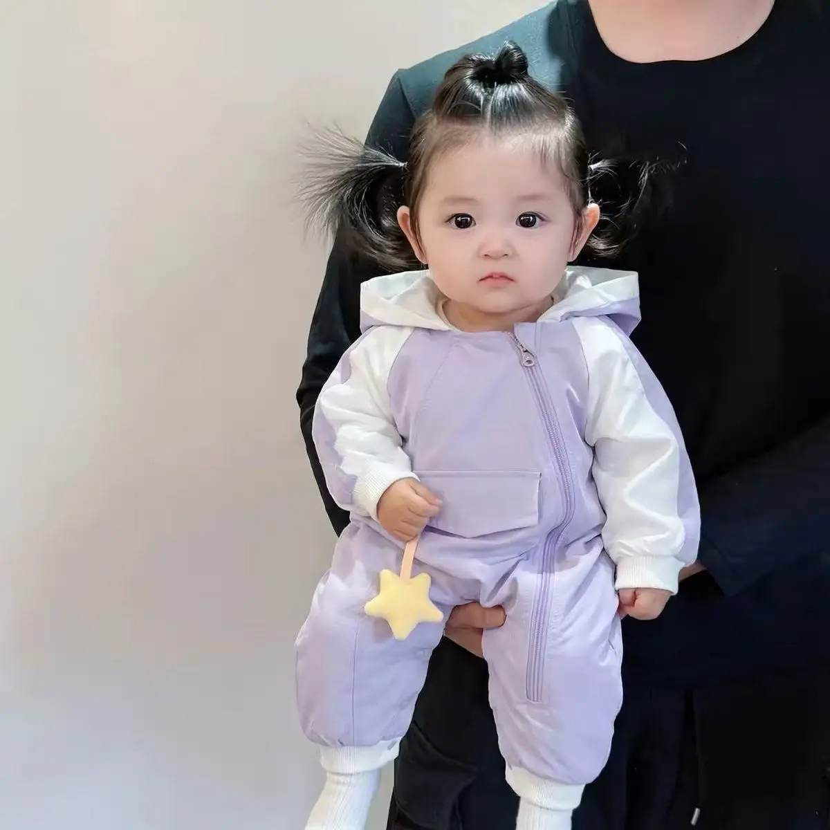 Fall Jacket Super Cute Baby Clothes Jumpsuit Korean Stylish Fashion Windbreaker Full Month Baby Girl Outing 4