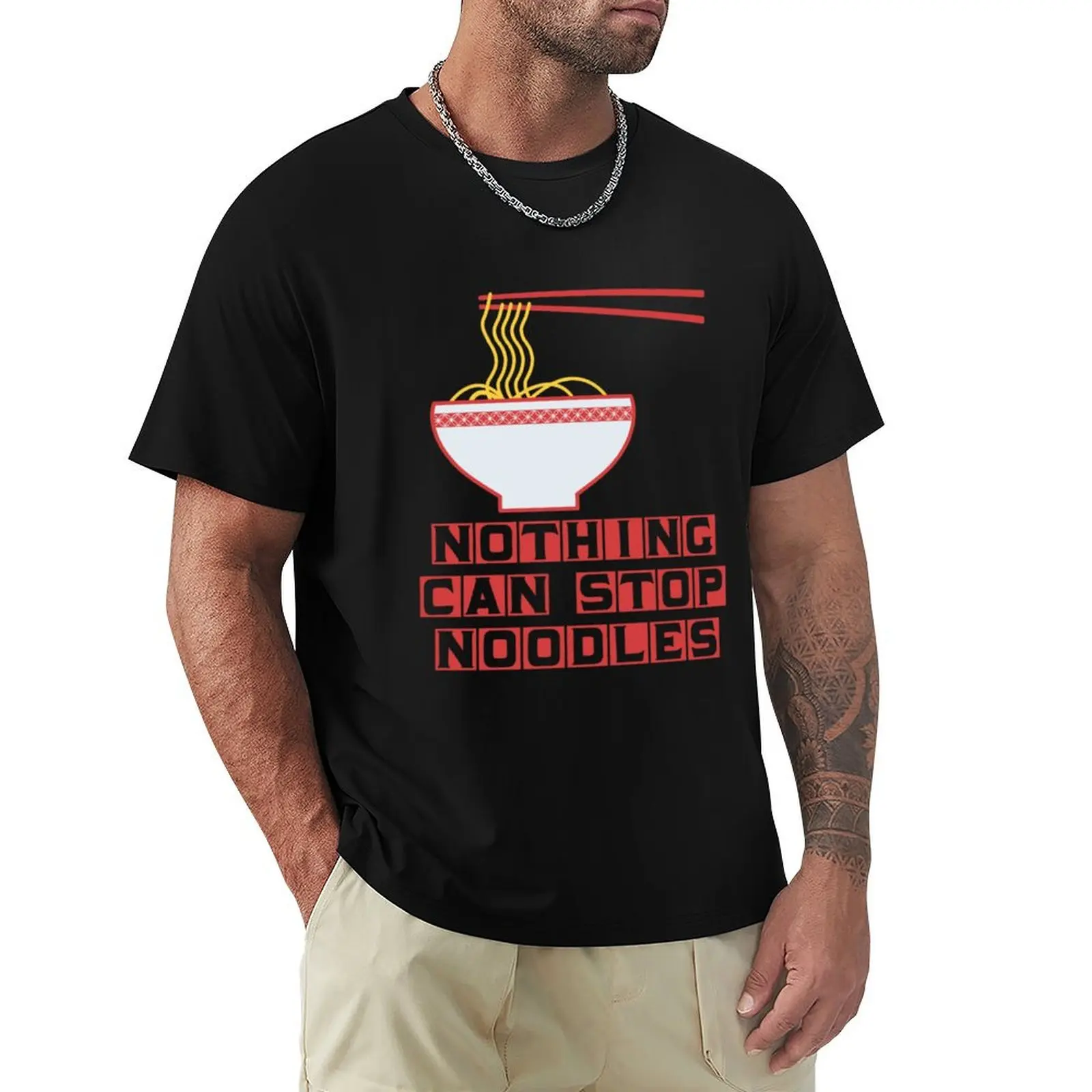

James May Nothing Can Stop Noodles IV T-Shirt man t shirt aesthetic clothes new edition blue archive plain white t shirts men