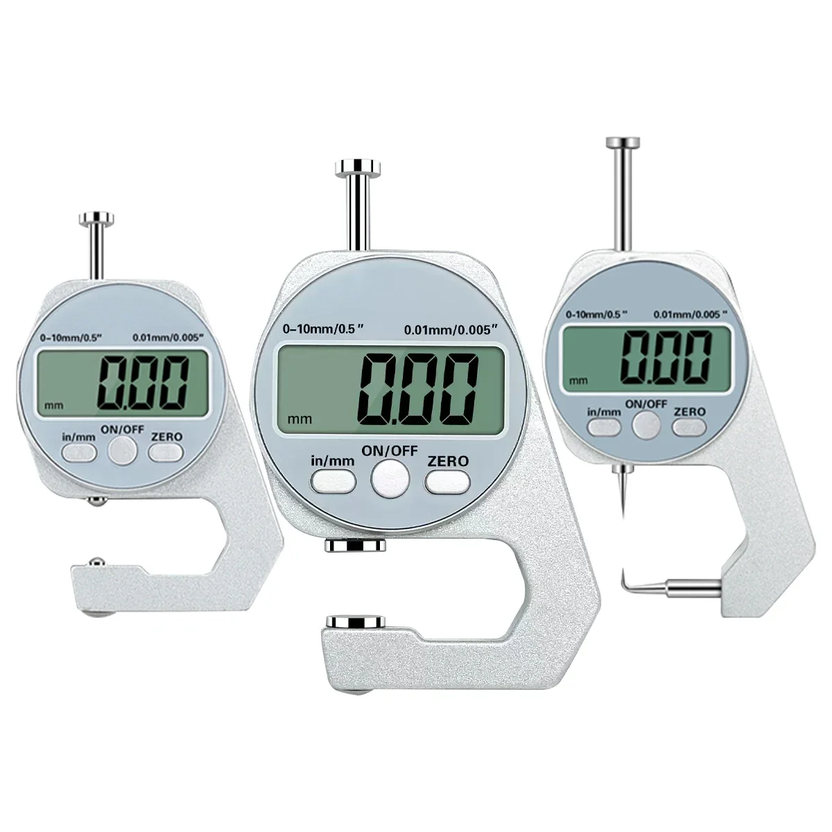 

# Hot Sales Mini Digital Display Thickness Gauge High-precision Thickness Gauge For Measuring Paper Leather Sponge Flat Head