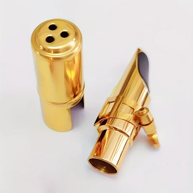 

Alto saxophone metal mouthpiece, in E♭ jazz style, comes with ligature and protective cap, suitable for alto saxophone