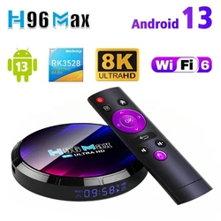 Android TV Box H96MAX RK3528 Android Box Obsługa 2.4G/5.8G WiFi6 BT5.0 4K Video Set Top TV Box Decode And Play 8K 24Fps