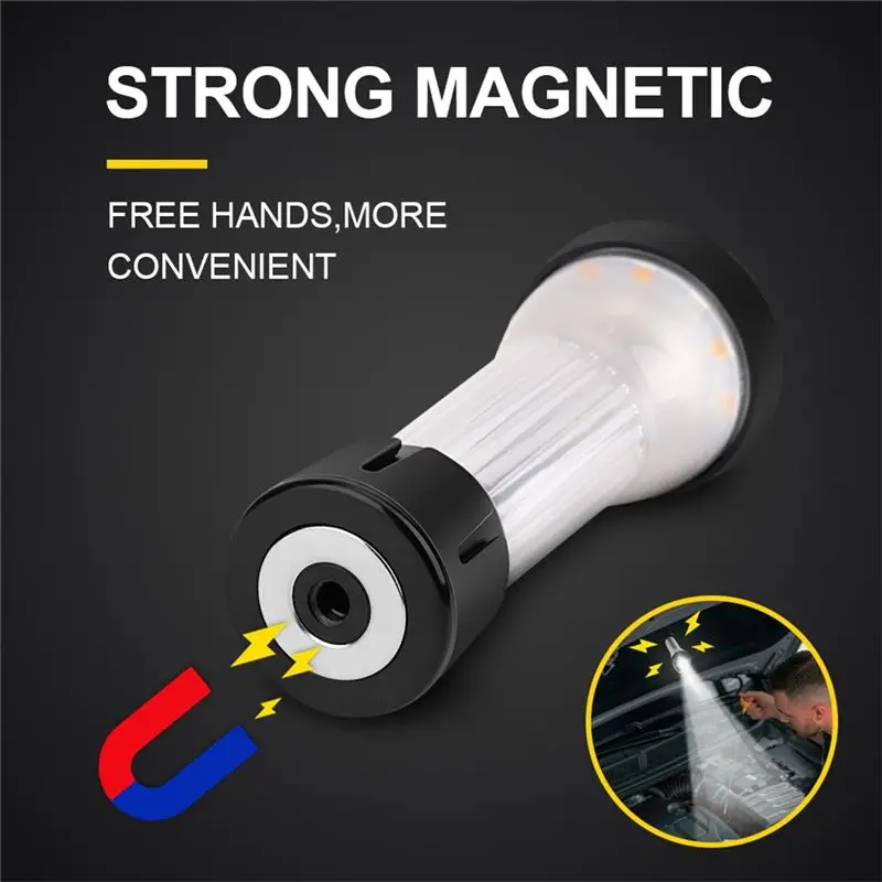 

【FITTING!】Multi-Function Camping Light Portable Outdoor Camping Lantern With Magnet Light Hanging Tent Light Powerful Work Lamp