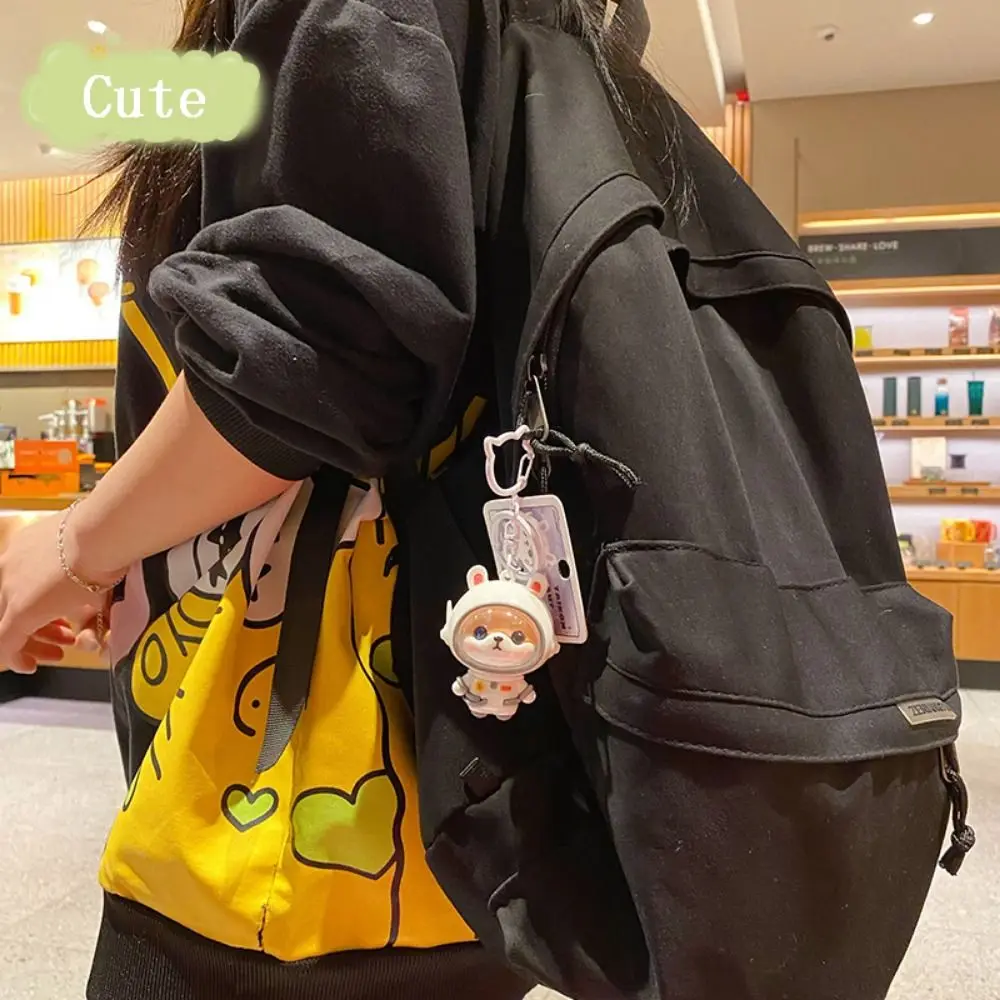 Rosa Schwein, weißes Kaninchen, Puppe, Glück, Shiba Inu, Schlüsselanhänger, exquisiter Cartoon-Autoschlüsselanhänger, süßer Raumanzug, Astronauten-Taschenanhänger