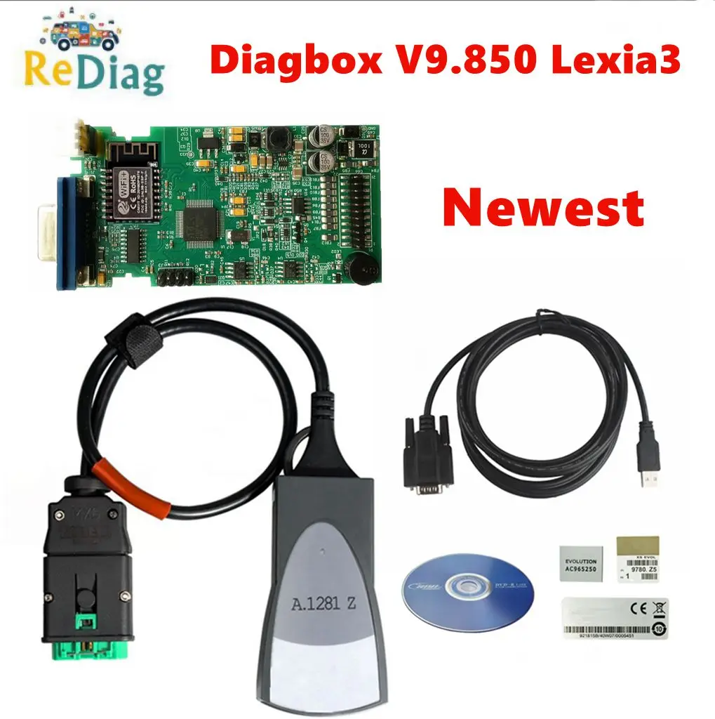 

Новый Wi-Fi J2534 Lexia3 PP2000 Diagbox V9.850, оборудование для настройки для Peugeot/Citroen, профессиональная Диагностика OBD2 PP2000 Lexia3