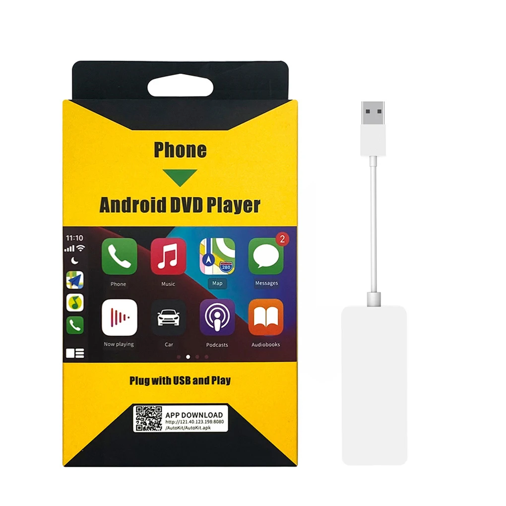 Wired Apple Carplay Dongle Android Auto Carplay Smart Link USB Dongle Adapter for Navigation Media Player Mirrorlink