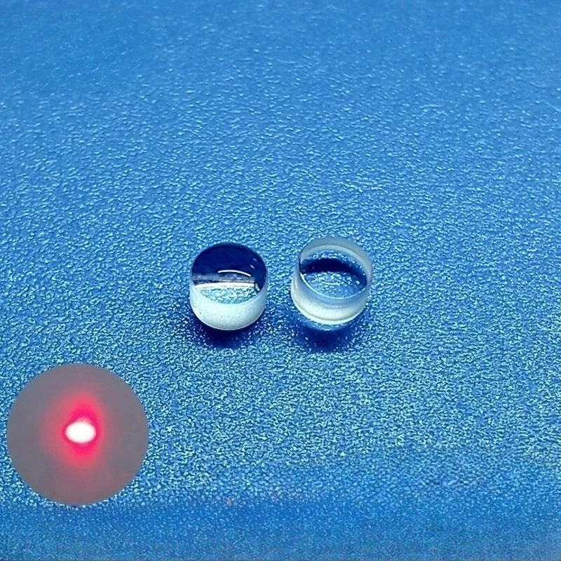 4.5 4.7mm Glass Aspheric Laser Collimation Focusing Lens Molded Optical Lens F6.2 F8 Anti-Reflective Coating for Semiconductor