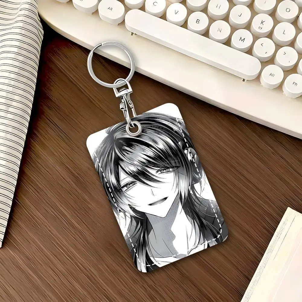 1 Stück Anime Kasurich Kartenetui Schlüsselanhänger Zugangskarten-Tasche Schlüsselanhänger Leder-Kartenhalter Schlüsselring – Detail 6