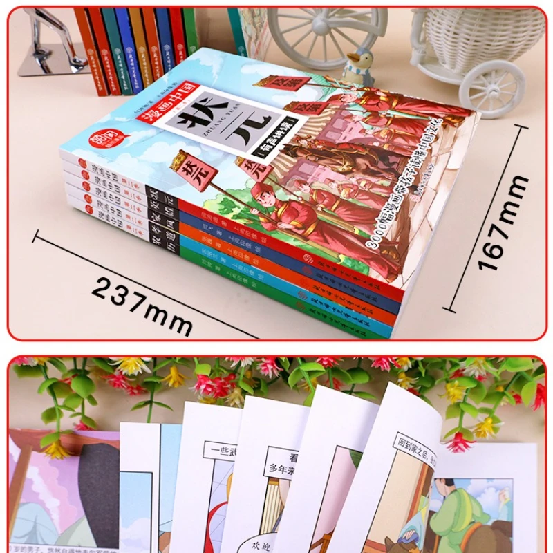 Manga China, Manga de cultura histórica y tradicional, libros de lectura extracurriculares para grados 2-5