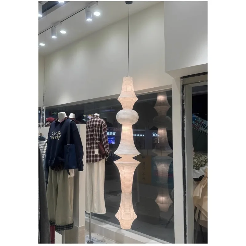 

Japanese-style silent wind clothing store window decoration atmosphere LOFT villa exhibition hall chandelier