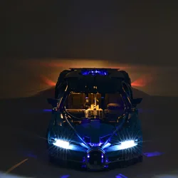 No Model Led Light Kit for Bugatti Chiron Car 42083