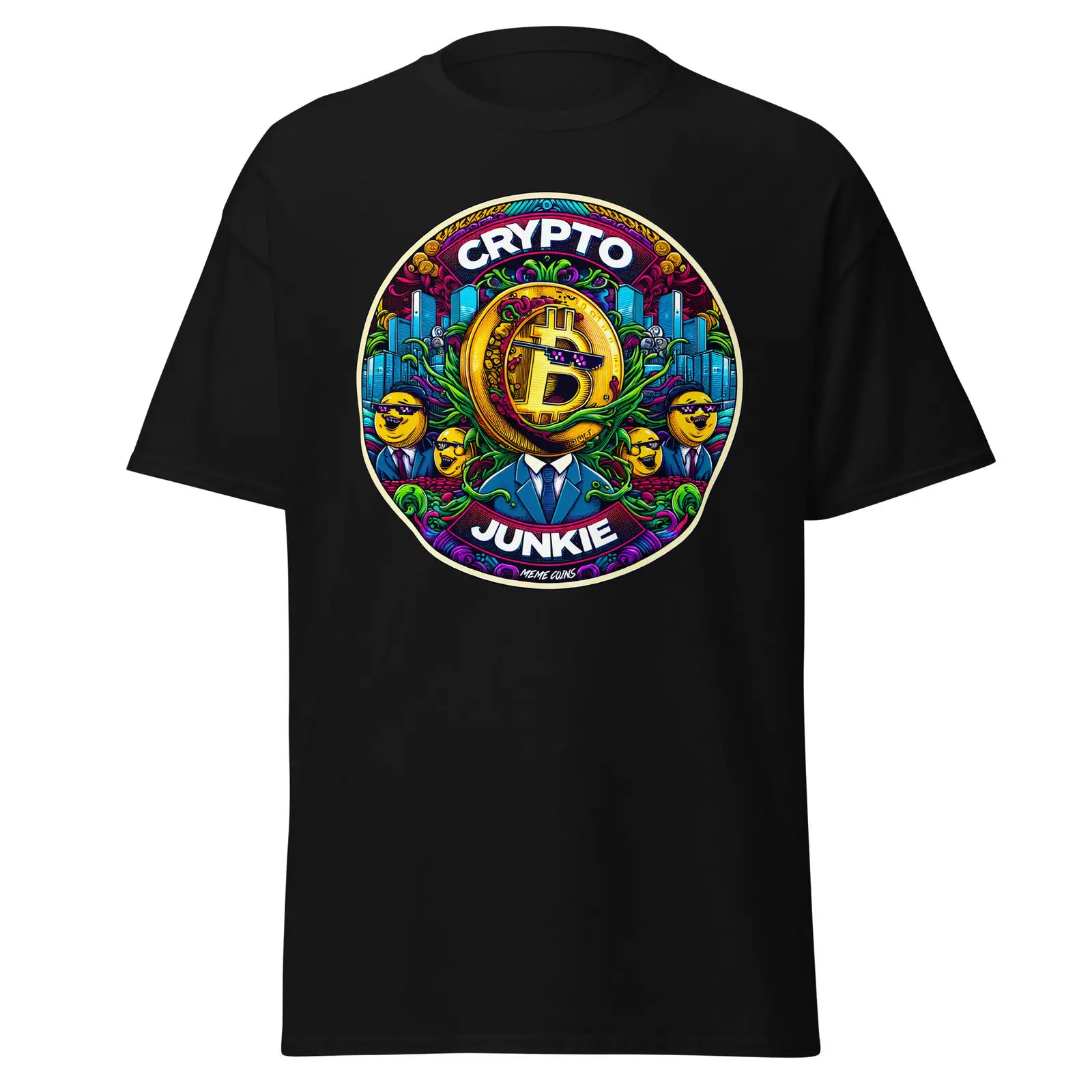 Meme Coins Rule Crypto Junkie Bitcoin Altcoins Men Äôs  T Shirt