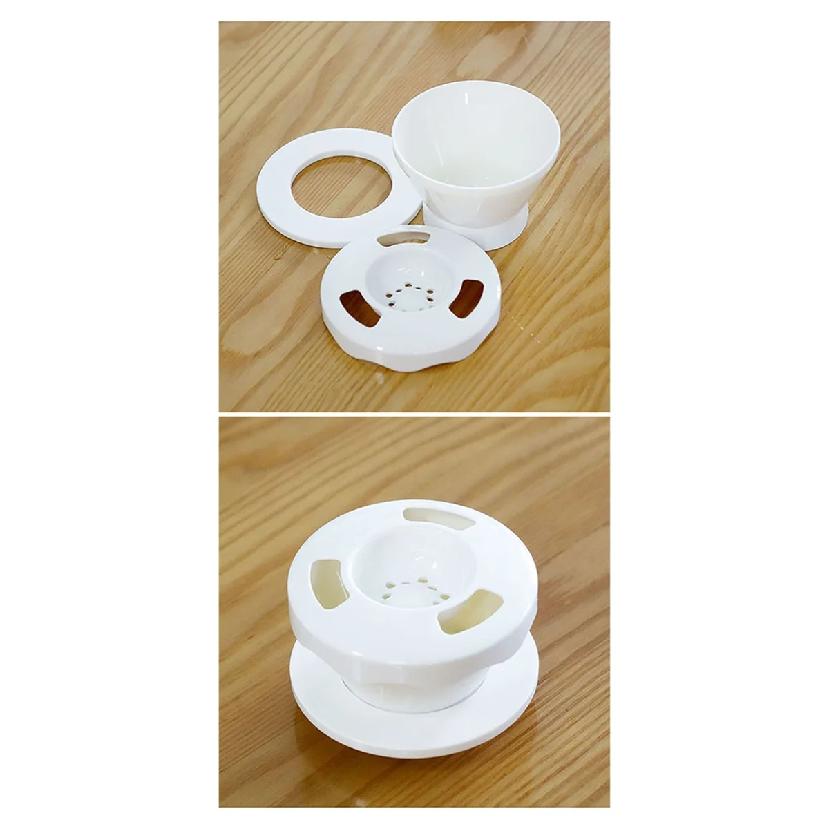 

AT54 капельница для кофе, легко завариваемый пластиковый фильтр для кофе, кофеварка для кемпинга, совместимый с бумажным фильтром 155, корзина