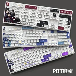Xilonen Mualani Kinich 119 Key Cap Genshin Impact PBT DYE Sublimation XDA MX Cross Axis Switch Keycap Mechanical Keyboard Gift