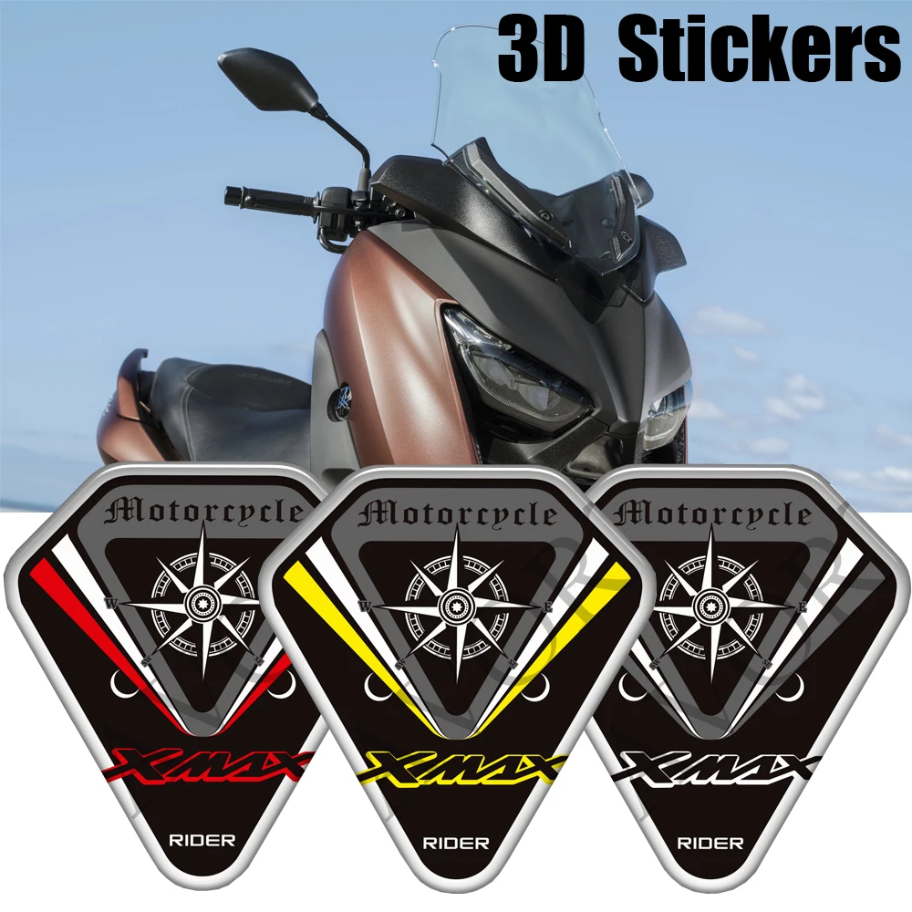 

Motorcycle Scooters Windshield Windscreen Screen Wind Shield Emblem Logo Stickers For Yamaha X-max Xmax X Max 125 250 300 400