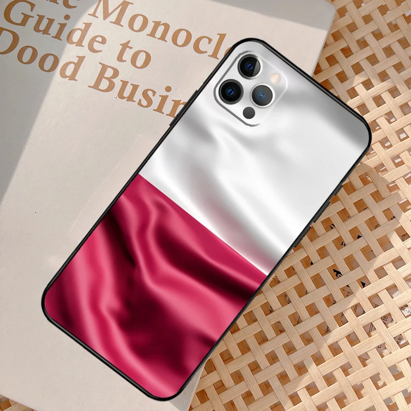 Poland Flag Case For iPhone 11 12 13 14 15 Pro XS Max XR X 8 7 Plus 12 13 Mini SE 2020 Cover Phone Case